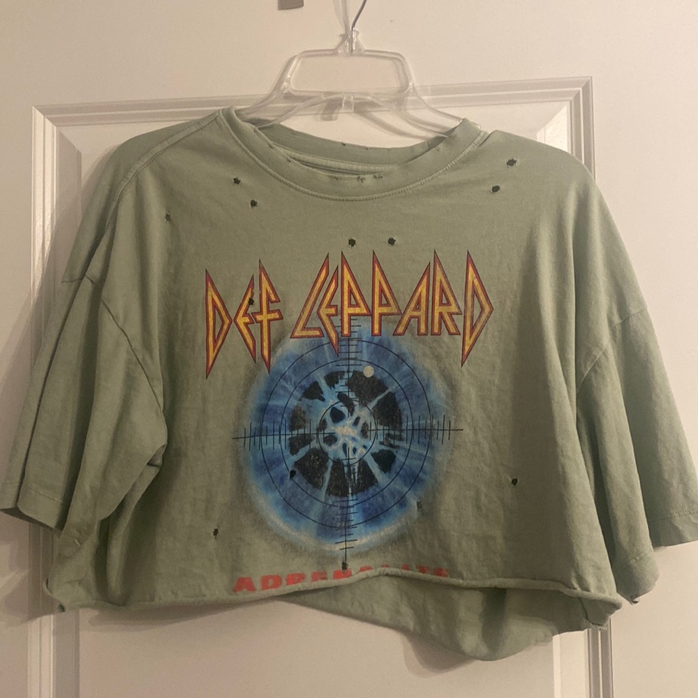 Def Leppard Crop Top